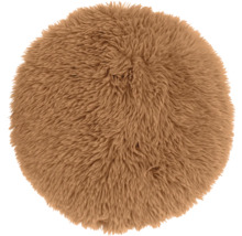 Runder, kurzfloriger Teppich