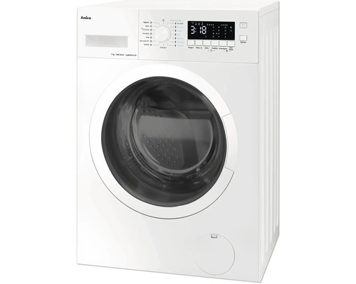 Amica Waschmaschine mit Bedienfeld und Bullauge