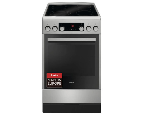 Amica Herd SHC 904 100 E Nutzvolumen 65 l Maße BxHxT 50 cm x 85 cm x 60 cm Amica Standherd mit Glaskeramikkochfeld und Backofen