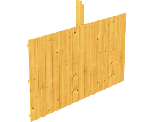 Rückwand Deckelschalung SKAN HOLZ 341 x 180 cm eiche hell