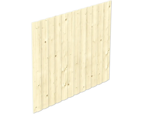 Seitenwand Deckelschalung SKAN HOLZ 230 x 180 cm natur