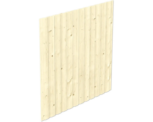 Seitenwand Deckelschalung SKAN HOLZ 230 x 220 cm natur