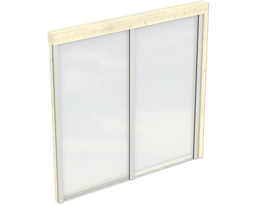 Seitenwand Polycarbonat SKAN HOLZ 205 x 200 cm natur