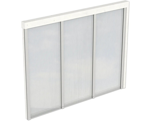 Seitenwand Polycarbonat SKAN HOLZ 255 x 200 cm weiß