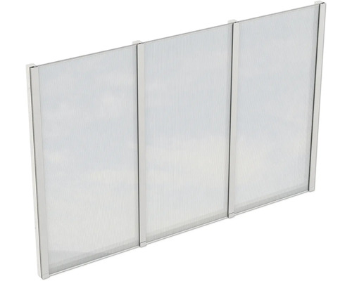 Seitenwand Polycarbonat SKAN HOLZ 293 x 200 cm weiß