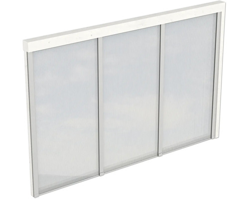 Seitenwand Polycarbonat SKAN HOLZ 305 x 200 cm weiß