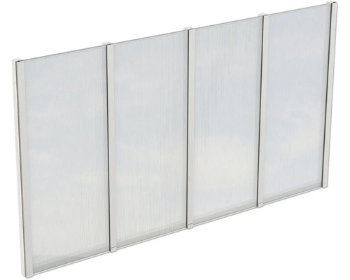 Seitenwand Polycarbonat SKAN HOLZ 343 x 200 cm weiß