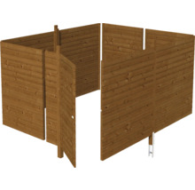 Holzkonstruktion für den Außenbereich
