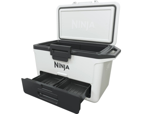 Kühlbox mit Schublade und Ninja Logo