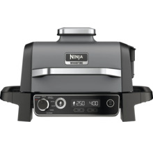 Ninja Woodfire Outdoor Elektrogrill Heißluftfritteuse Airfryer Smoker Räucherbox, 6 Kochfunktionen, 2,4 kW Modell OG701