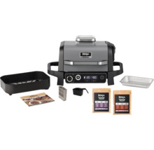 Ninja Woodfire Outdoor Elektrogrill Heißluftfritteuse Airfryer Smoker Räucherbox, 6 Kochfunktionen, 2,4 kW Modell OG701