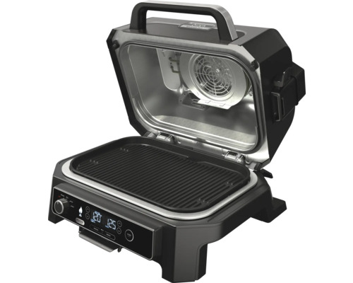 Offener Elektrogrill mit digitaler Anzeige