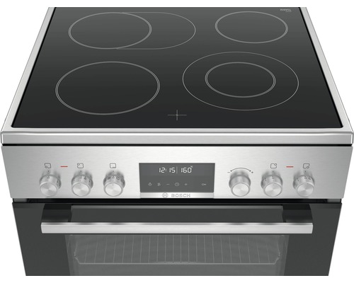 Herd mit Glaskeramikkochfeld und Backofen