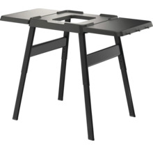 Grilltisch mit verstellbaren Beinen und Ablageflächen