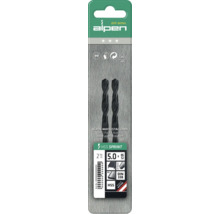 HSS Spiralbohrer Alpen Ø 4 mm DIN 338 RN, 2 Stück