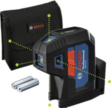 Bosch Professional GPL 5 G Punktlaser mit Tasche und Batterien