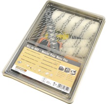 Farben- und Renovierungsset im durchsichtigen Behälter