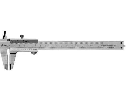 Taschenmessschieber mit Scala Feststellschraube Scala