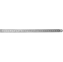 Metall-Lineal mit Millimeter- und Zentimeter-Markierungen, 30 Zentimeter