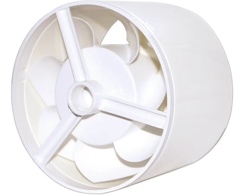 Weißer Rohreinschubventilator