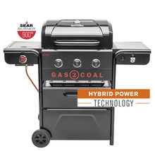 Gas- und Kohlegrill mit Hybrid Power Technologie
