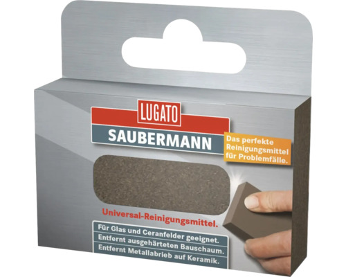 Lugato Saubermann Elastisches Reinigungsmittel 80 mm x 50 mm x 20 mm