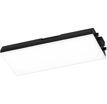 LED Unterbauleuchte dimmbar mit Steckdosen 3,85W 250 lm 3000 K 17,9 cm Undercabinet Sockel schwarz Erweiterung für Panel