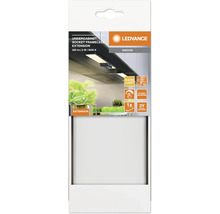 LED Unterbauleuchte dimmbar mit Steckdosen 3,85W 250 lm 3000 K 17,9 cm Undercabinet Sockel schwarz Erweiterung für Panel