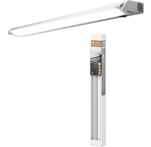 LED Unterbauleuchte 10W 620 lm 3000 K 55,7 cm mit Kippfunktion Linear LED Turn silber