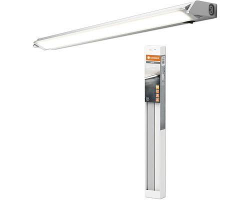 LED Unterbauleuchte 10W 620 lm 3000 K 55,7 cm mit Kippfunktion Linear LED Turn silber