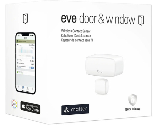 Eve Tür- und Fenstersensor mit App-Steuerung