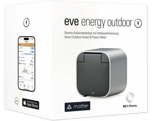 Outdoor Steckdose Eve Energy silber IP 44