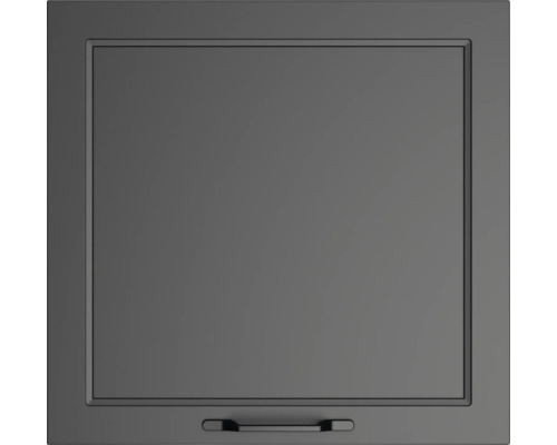 Graue Möbel- oder Schranktür mit Griff