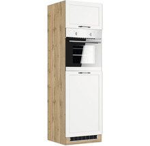 Held Möbel Backofenhochschrank mit Tür Lübeck BxTxH 60 x 60 x 200 cm weiß matt zerlegt 402.1.6330