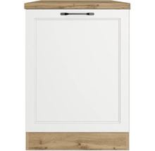 Held Möbel Unterschrank mit Drehtür Lübeck BxTxH 60 x 60 x 86 cm weiß matt zerlegt 416.2.6330