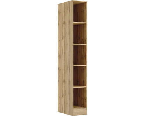 Held Möbel Regal Lübeck BxTxH 30 x 60 x 200 cm weiß matt zerlegt 430.1.6330 Hoher Holzschrank mit mehreren Regalböden