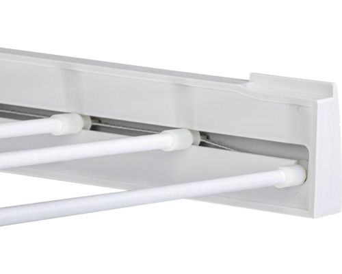 Wäschetrockner mit drei Stangen zur Wandmontage