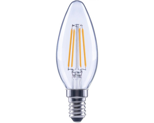 LED Kerzenlampe E14/2,2W(40W) 470 lm klar 2700 K warmweiß Filament