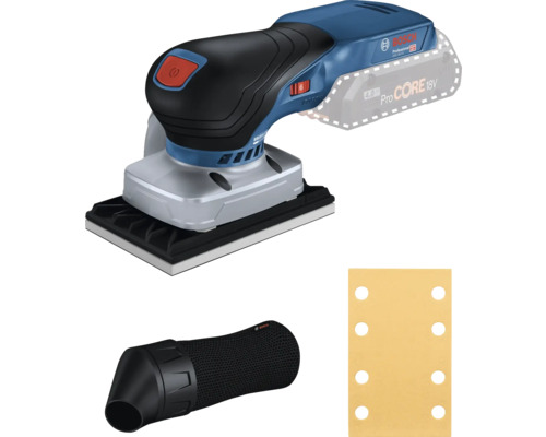 Akku-Schwingschleifer Bosch Professional GSS 18V-13, ohne Akku und Ladegerät Bosch Akku-Exzenterschleifer mit Staubbeutel und Schleifpapier