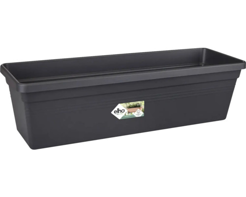 Blumenkasten elho Green Basic Kunststoff 50x16x14 cm schwarz