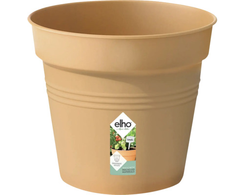 Pflanztopf elho Green Basics Kunststoff Ø 21 H 19 cm terracotta Blumentopf aus recycelten Materialien mit Drainagelöchern