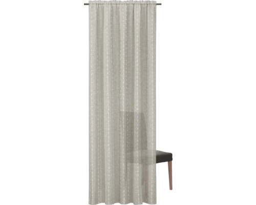 Gardine aus Stoff mit Muster