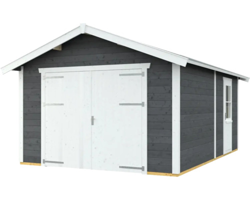 Holzgartenhaus mit Doppeltür und Fenster