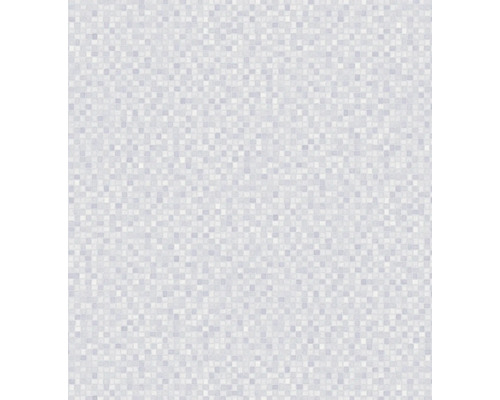 PVC-Boden Artifact Mosaik-Optik grau silber Fliesen 0,6x0,8 cm 200 cm breit (Meterware) Fliesenmuster mit quadratischen Mosaiksteinen