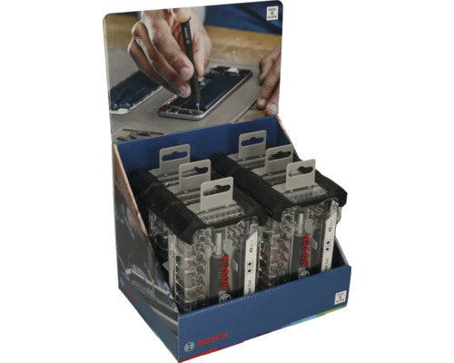 Bosch Schraubendreher-Bit-Set im Verkaufsständer mit 42 Teilen