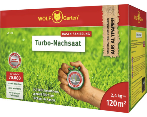 Wolf Garten Turbo-Nachsaat Packung zur Rasensanierung