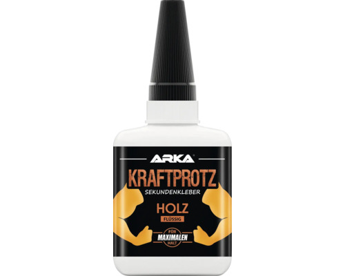 ARKA Kraftprotz Sekundenkleber Holz flüssig 50 g