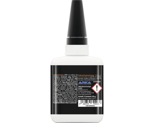 Flasche Ethyl-2-cyanacrylat Klebstoff, 50 Gramm