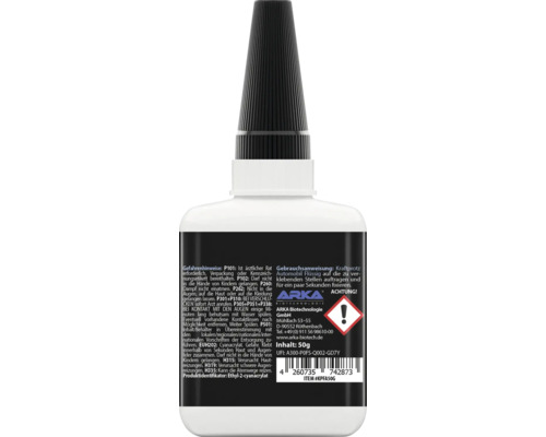 Arka Biotechnologie Kraftprotz Automobil Klebstoff 50 Gramm