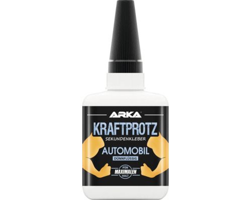 ARKA Kraftprotz Sekundenkleber Automobil dünnflüssig 50 g Kraftprotz Automobil Sekundenkleber Flasche